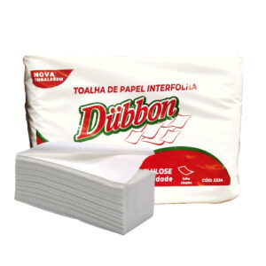 Interfolha Branco 20x21cm Folha Simples 500gr- Dubbon