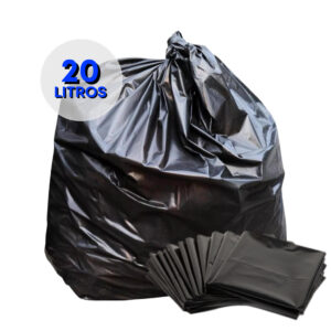 Saco De Lixo 20 Litros Reforçado, Uso Pesado Pct 2,5kg