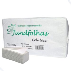 Papel Toalha Interfolha 100%celulose Jundfolhas 21x20 C/1000