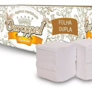 Papel Higiênico Folha Dupla Caixa Com 8.000 Cai-cai Ouroppel