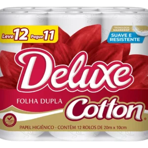 Papel Higiênico Cotton Folha Dupla 30m Leve 12 Pague 11