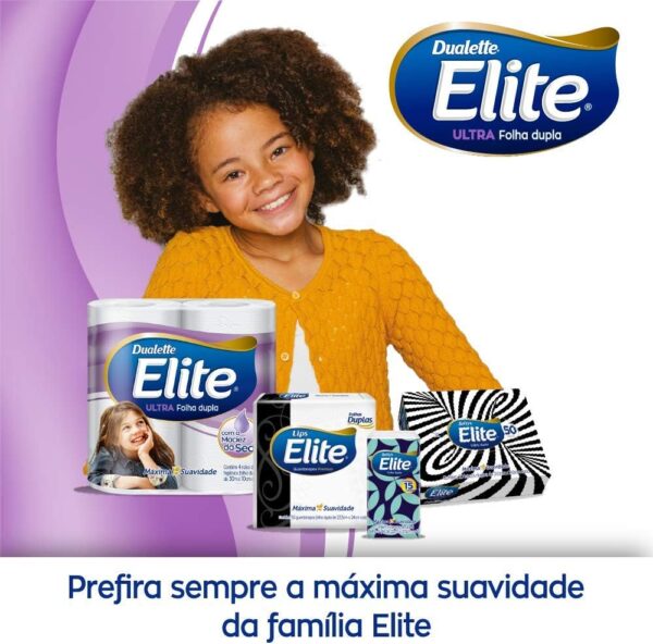 Papel Higienico Folha Dupla Elite Ultra 4 Rolos 30m - Image 4