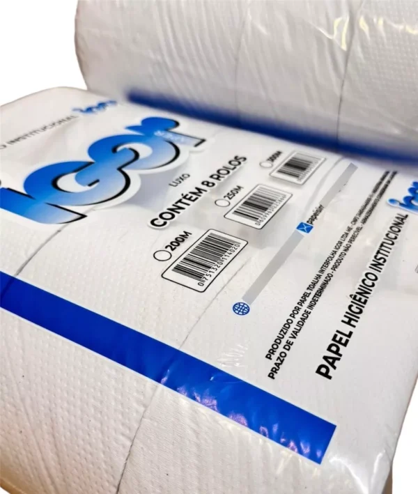 Papel Higiênico Institucional Rolão Luxo Igor C/8  Empresa - Imagem 5