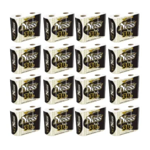 Papel Higiênico Folha Dupla Ness 16 pacotes com 4 rolos de 30 metros