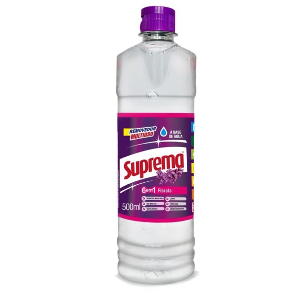 Kit 3 Removedor Perfumado Suprema Tradicional Verbena Florata Multisuperfícies 500 ml - 03 unidades - Imagem 3