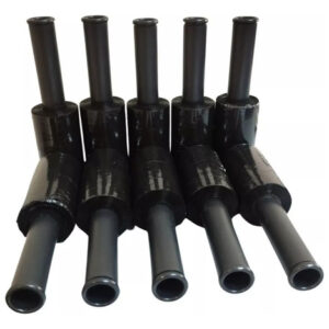 Kit Com 10 Rolos De Filme Stretch Preto- Com Aplicador