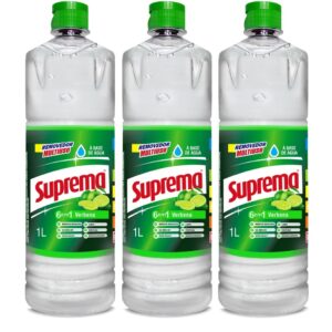 Kit 3 Removedor Perfumado Suprema Verbena Multisuperfícies 1 Litro - 03 unidades